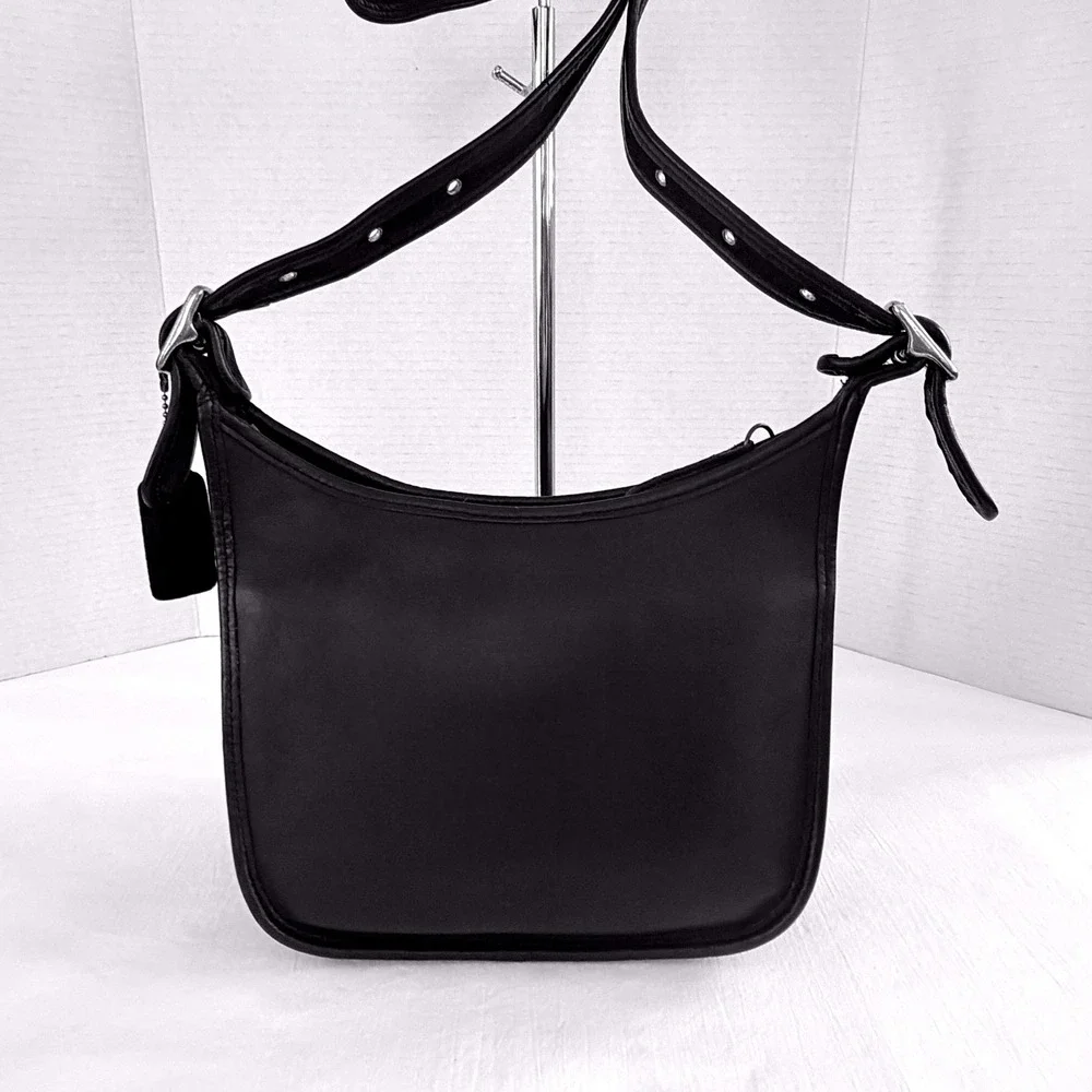 Coach 9950 Janice's Legacy Shoulder Hobo Bag Black Excellent USA VintageLeather